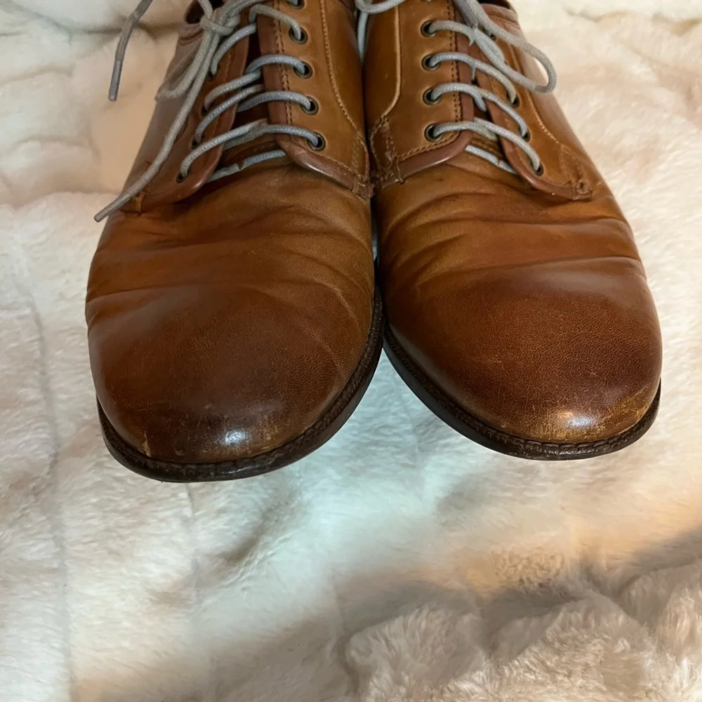 Cole Haan Grand Postman Mens 8.5M Brown Oxford Lace Up Workwear Office Shoes